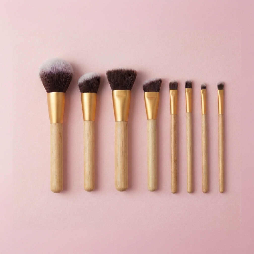 Roevana Artistry Set – 8-Piece Professional Makeup Brush Collection